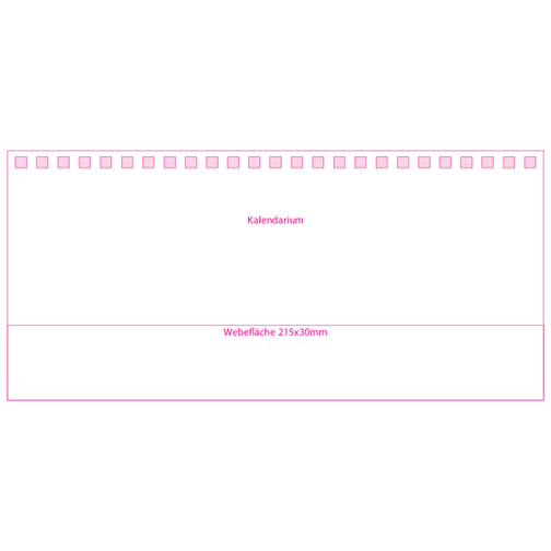 Tischkalender Mit Ring Wire 'Table' , weiß, Kalenderblätter: 250 g/m² Bilderdruck, Rückwand: 290 g/m² Chromokarton, 10,00cm x 21,50cm (Höhe x Breite), Bild 3