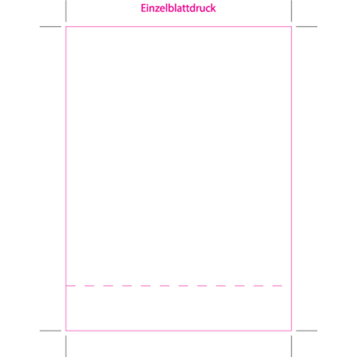 Effektblock 'Profil A' 10 X 13,5 X 2 Cm , weiß, Papier: 80 g/m² holzfrei weiß, chlorfrei gebleicht, 10,00cm x 2,00cm x 13,50cm (Länge x Höhe x Breite), Bild 3