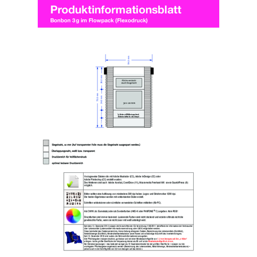 Godis i en flödesförpackning, Bild 3