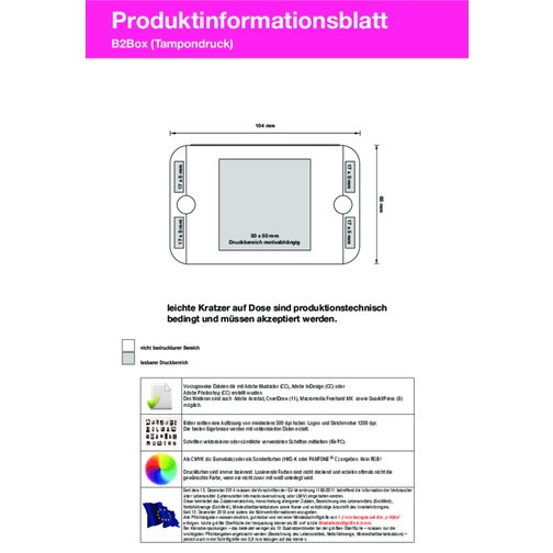 B2Box avec tampographie, Image 2