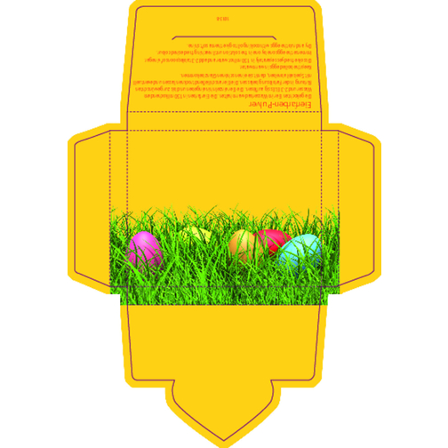 Eierfarben-Päckchen , gelb, Papier, Eierfarben-Pulver, 8,00cm x 0,70cm x 6,50cm (Länge x Höhe x Breite), Bild 3