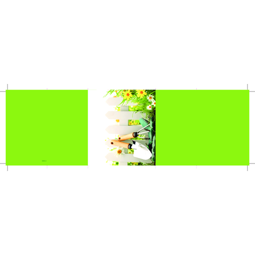 Garten Utensilo , grün, Metall, Stoff, Papier, Holz, Samen, 16,70cm x 6,80cm x 11,20cm (Länge x Höhe x Breite), Bild 3