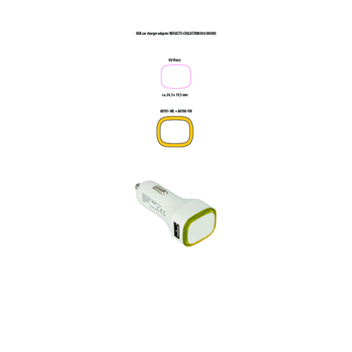 Ladowarka samochodowa USB REFLECTS-COLLECTION 500, Obraz 2
