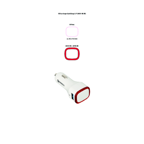 Ladowarka samochodowa USB QuickCharge 2.0® REFLECTS-COLLECTION 500, Obraz 2