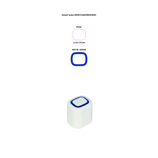 Bluetooth®-Lautsprecher S COLLECTION 500 , Reflects, weiss, Kunststoff, 45,00cm x 37,00cm x 45,00cm (Länge x Höhe x Breite), Bild 2
