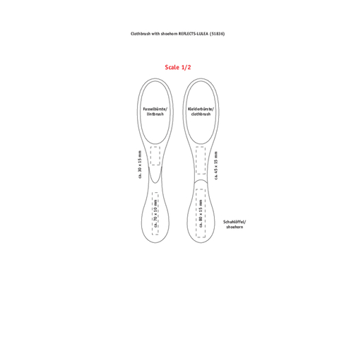 Brosse à vêtements avec chausse-pied REFLECTS-LULEA, Image 2