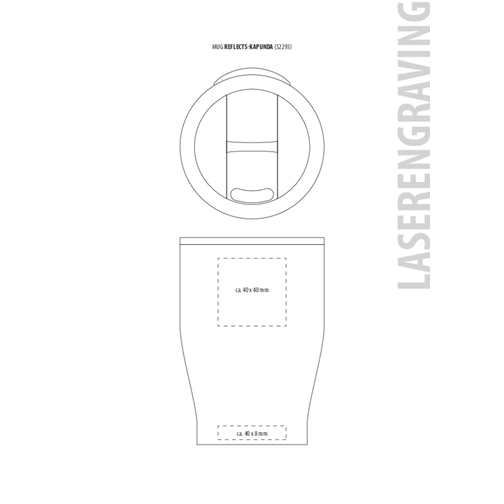 Mug isotherme RETUMBLER-KAPUNDA WHITE, Image 2