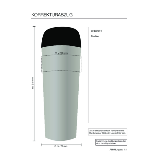 ROMINOX® Tasse à vide // Recta 500 ml - acier inoxydable, Image 3
