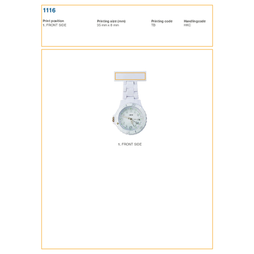 Montre d infirmière Simone, Image 2