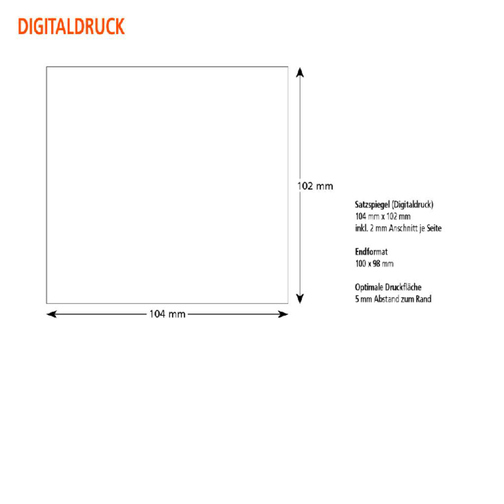 Cubo de notas 'Classic-Digital' 10 x 10 x 10 cm, Imagen 4