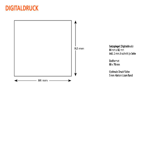 Note Cube 'Mini-Digital' 8 x 8 x 8 cm, Image 3