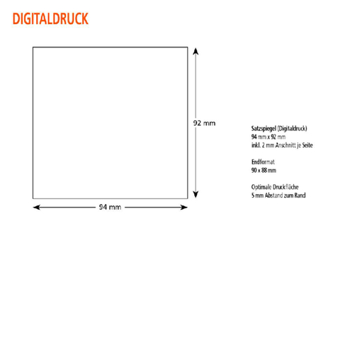 Notes Cube 'Medium-Digital' 9 x 9 x 9 cm, Obraz 3