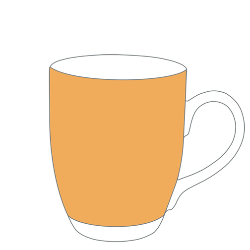 Kaffeetasse Form 149 , Mahlwerck Porzellan, weiß, Porzellan, 10,70cm (Höhe), Bild 2