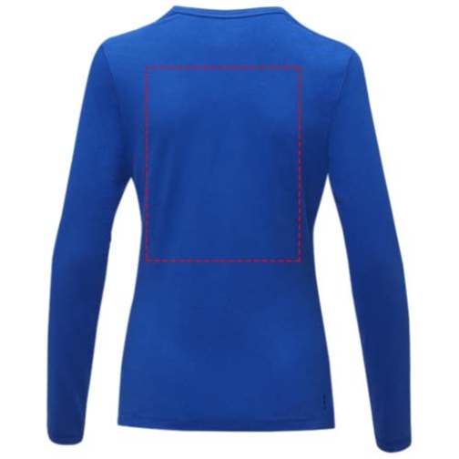 T-shirt Ponoka in tessuto organico a manica lunga da donna, Immagine 20