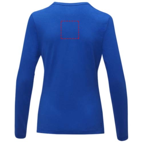 T-shirt Ponoka in tessuto organico a manica lunga da donna, Immagine 11