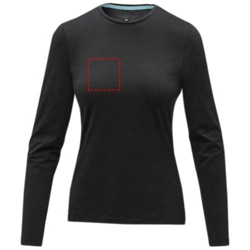 T-shirt Ponoka in tessuto organico a manica lunga da donna, Immagine 16