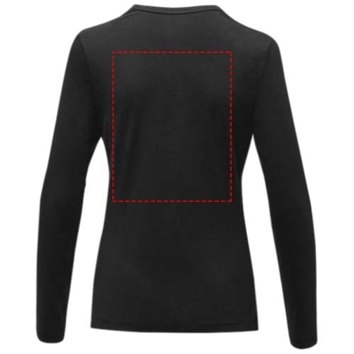 T-shirt Ponoka in tessuto organico a manica lunga da donna, Immagine 20