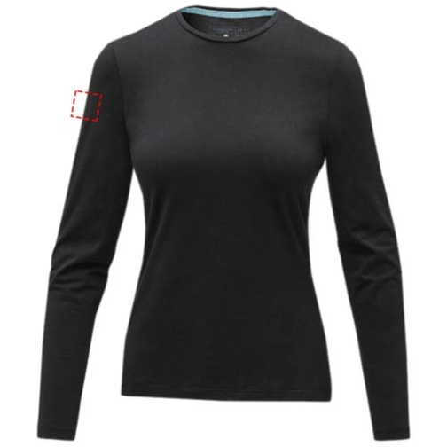 T-shirt Ponoka in tessuto organico a manica lunga da donna, Immagine 12