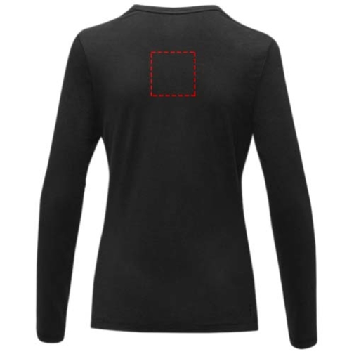 T-shirt Ponoka in tessuto organico a manica lunga da donna, Immagine 11