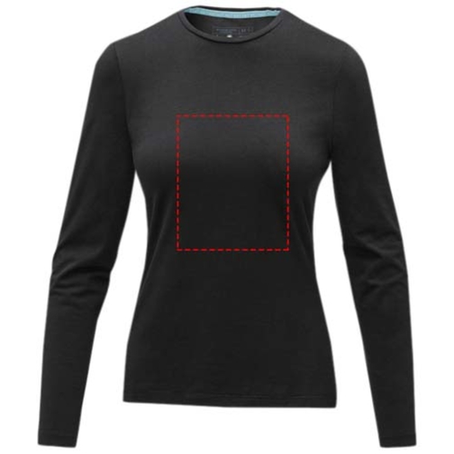 T-shirt Ponoka in tessuto organico a manica lunga da donna, Immagine 19