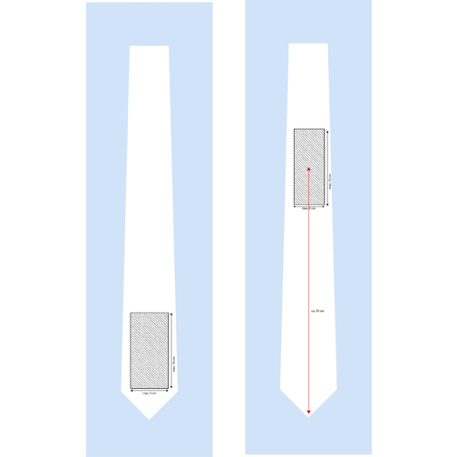 Zestaw (krawat, szalik z czystego jedwabiu, twill z czystego jedwabiu, ok. 35x160 cm), Obraz 2