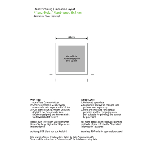 Plant Wood Maxi - Timian, 2 sider laserskåret, Bilde 6
