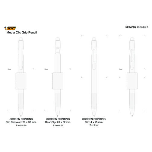 BIC® Ecolutions® Media Clic Grip Digital Mechanical Pencil, Bild 2