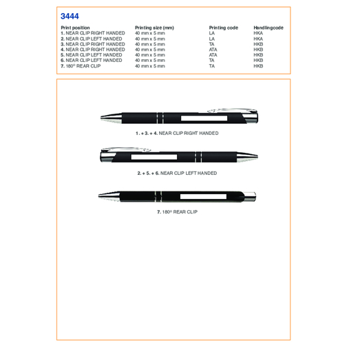 Stylo bille en aluminium Albacete, Image 4