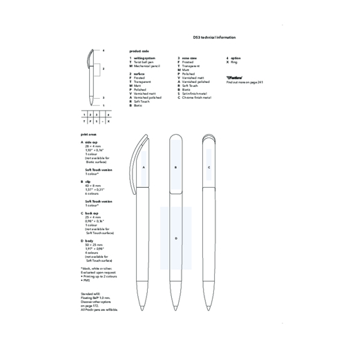 Prodir DS3 TAA Twist Kugelschreiber , Prodir, silber, Kunststoff, 13,80cm x 1,50cm (Länge x Breite), Bild 6