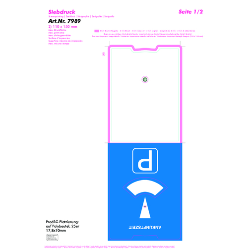 Disque de stationnement allemand en carton, Image 3