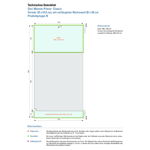 Agenda 3 mois 'Classic', Image 3