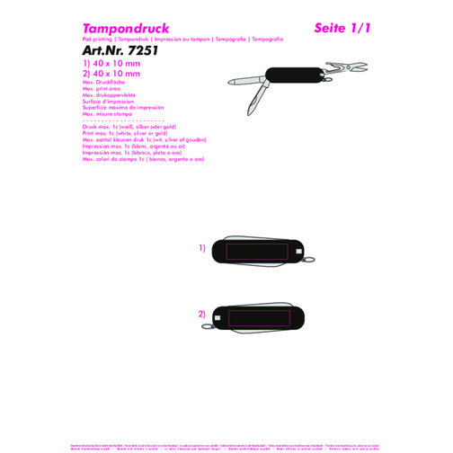 Couteau de poche, mini, Image 3