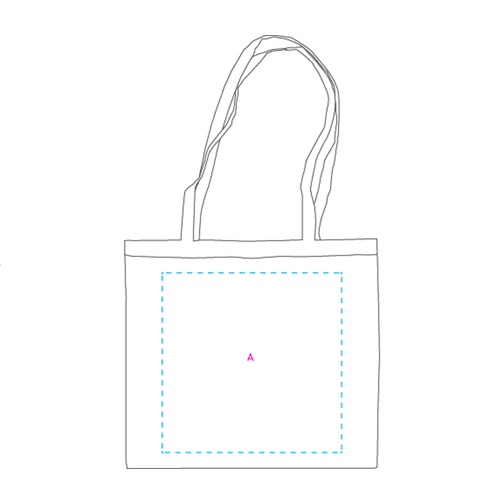 Non Woven Tasche Mit Langen Henkeln , dunkelblau, Polypropylen, 41,00cm x 37,00cm (Höhe x Breite), Bild 3