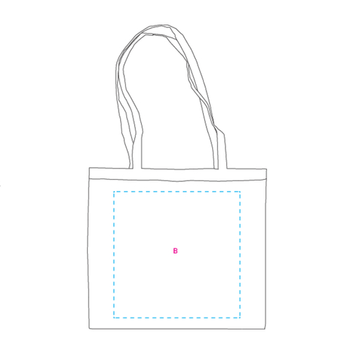 Non Woven Tasche Mit Langen Henkeln , dunkelblau, Polypropylen, 41,00cm x 37,00cm (Höhe x Breite), Bild 4