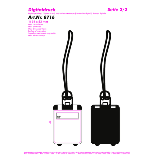 Etiquette à bagages, Image 3