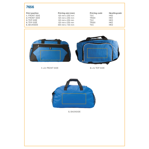 Sac de sport en polyester Daphne, Image 3