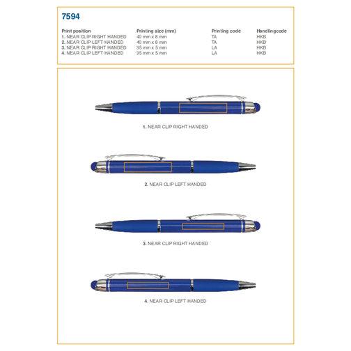 Stylo bille en aluminium Pascaline, Image 5