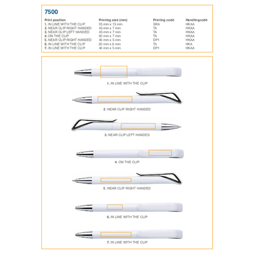 Stylo bille twist en plastique Tamir, Image 4