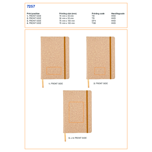 Carnet A5 avec couverture en PU Violet, Image 3