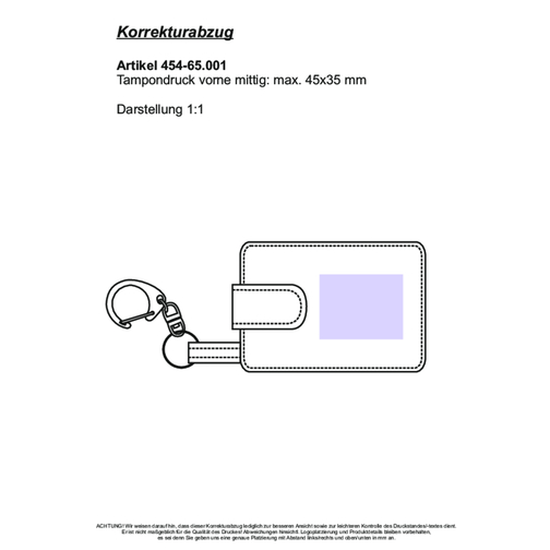 Creativ Design Schlüsseltasche 'KeyCard' Schwarz , schwarz, PU, 7,50cm x 10,50cm (Länge x Breite), Bild 2