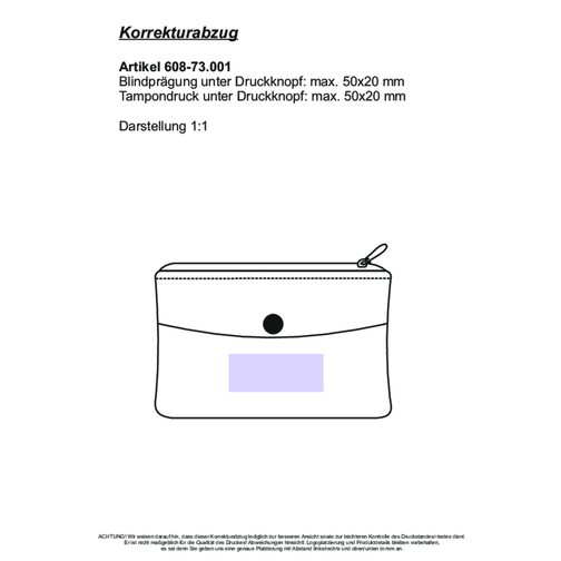 CreativDesign Schlüsseltasche 'Cover XL' Schwarz , schwarz, Ziegenleder, 12,20cm x 7,80cm (Länge x Breite), Bild 2