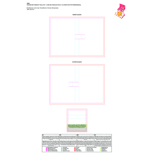 Carte pliante barre de menthe poivrée, Image 2