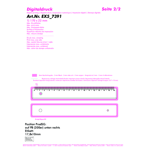 EXPRESSDRUCK Linjal 16 cm, Bild 3