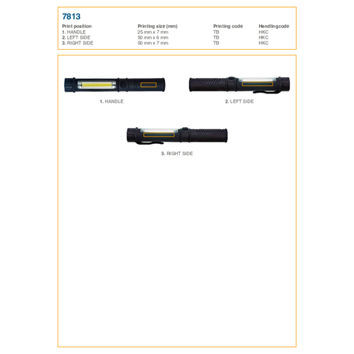 Torche LEDS COB en ABS Dimitri, Image 6