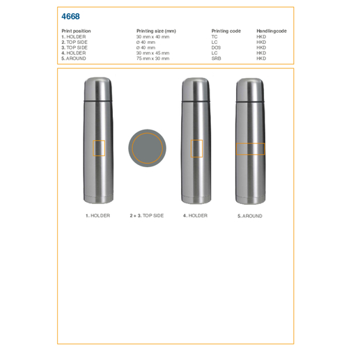 Bouteille isotherme en acier, Image 2