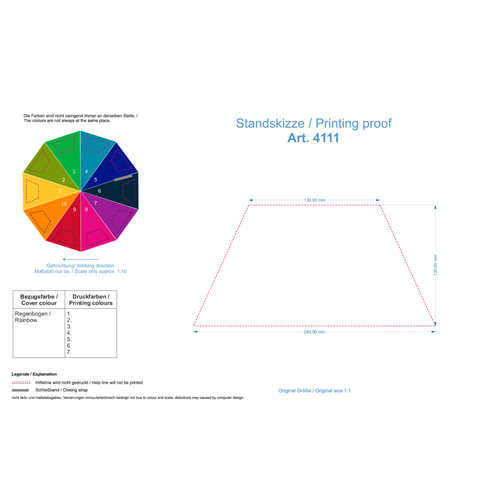 Parapluie standard midsize ALU light10 Colori, Image 9