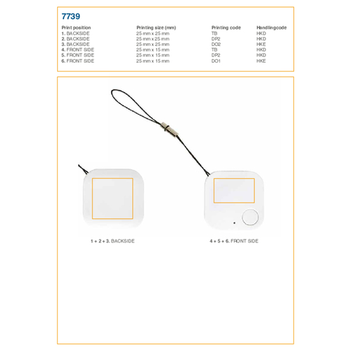 Traceur GPS Bluetooth 4.0 en ABS Gerard, Image 3