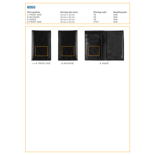 Porte-feuille et porte-cartes RFID en cuir Lee, Image 4