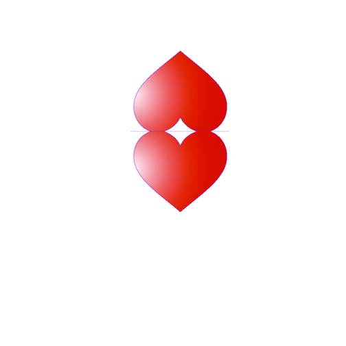 Klappkärtchen Herz , rot, Papier, Folie, Samen, 8,00cm x 7,00cm (Länge x Breite), Bild 2