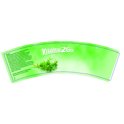 Vitamin 2Go , grün, Papier, Folie, Samen, Kokosfaser, Kunststoff, 4,50cm (Höhe), Bild 3